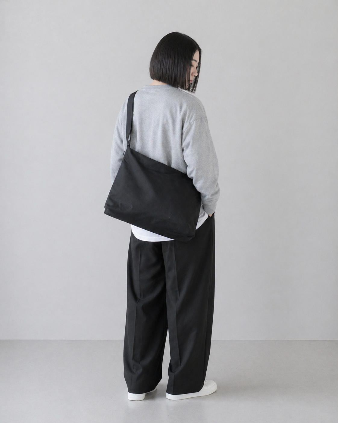Large Nylon Shoulder Bag