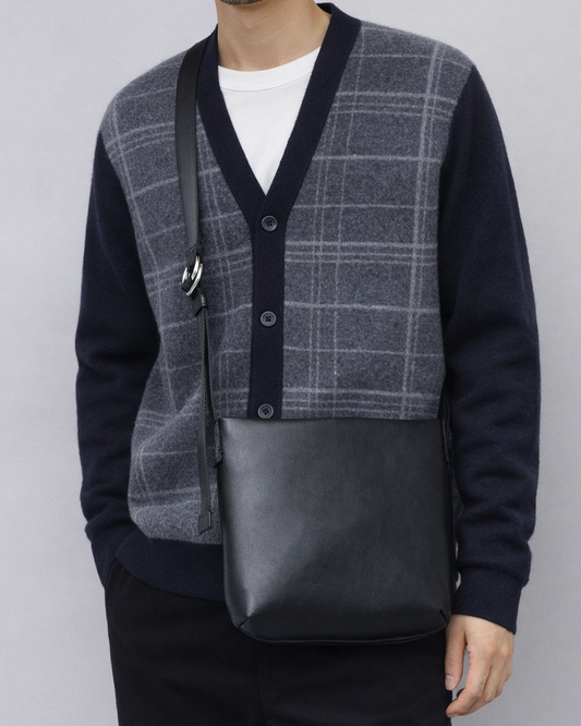 Split Leather Shoulder Bag