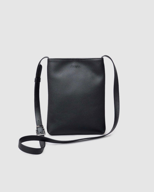 Split Leather Minimal Sacoche Bag