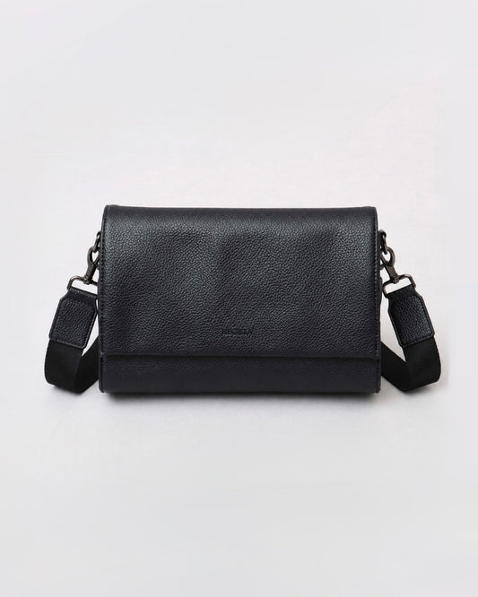 Split Leather Flap Bag
