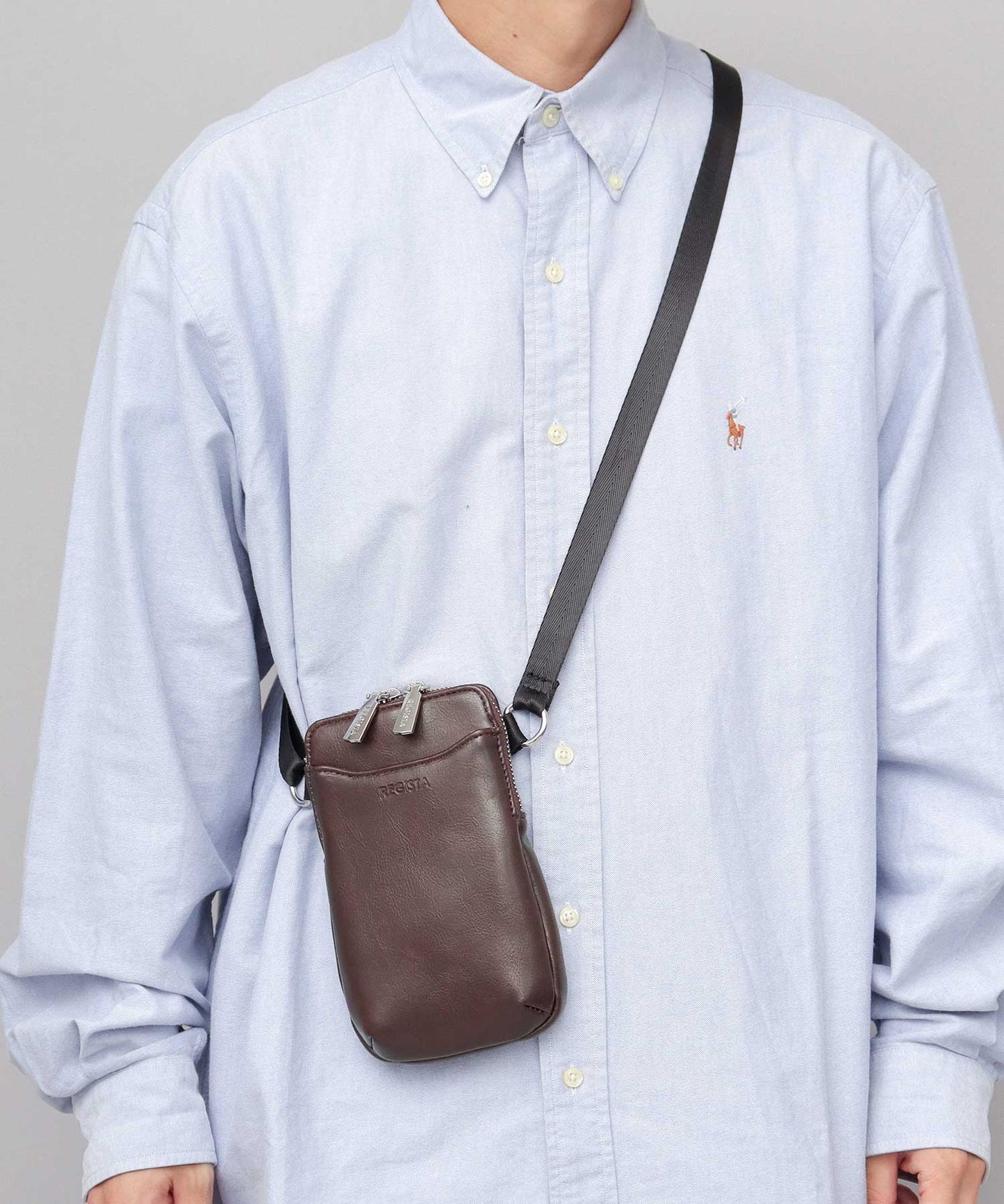 Split Leather Multi Mini Shoulder Bag