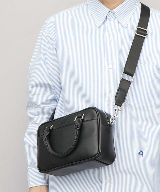 Split Leather 2WAY Mini Boston Bag