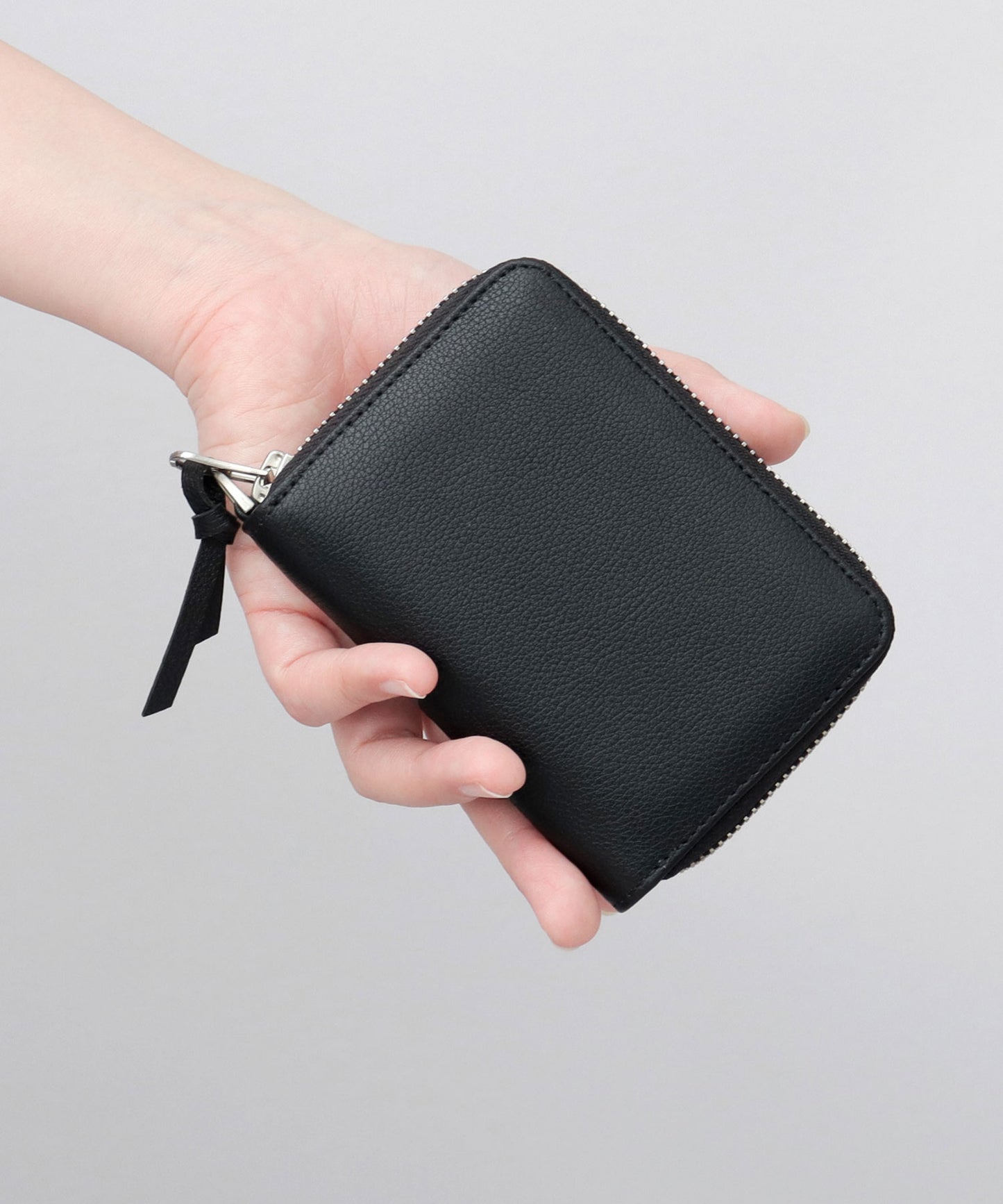Genuine Leather Accordion Mini Wallet