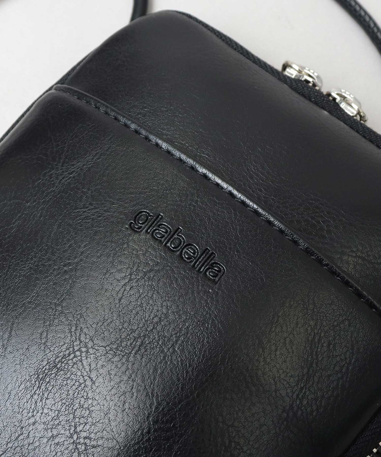 Split Leather Vertical Mini Shoulder Bag