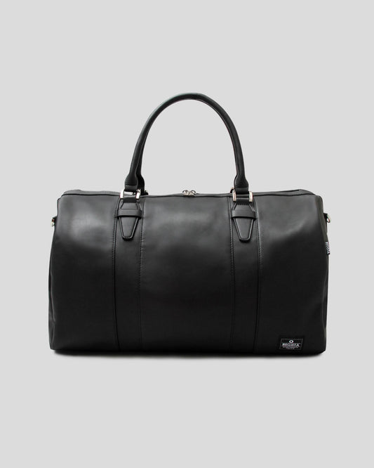 Fake Leather Boston Bag