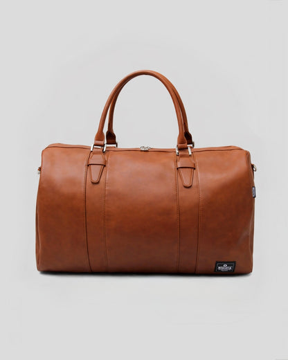 Fake Leather Boston Bag