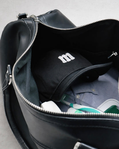 Fake Leather Boston Bag