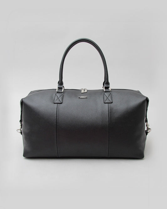 Saffiano Fake Leather Boston Bag
