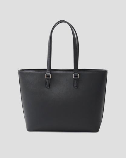 Fake Leather Business Tote Bag