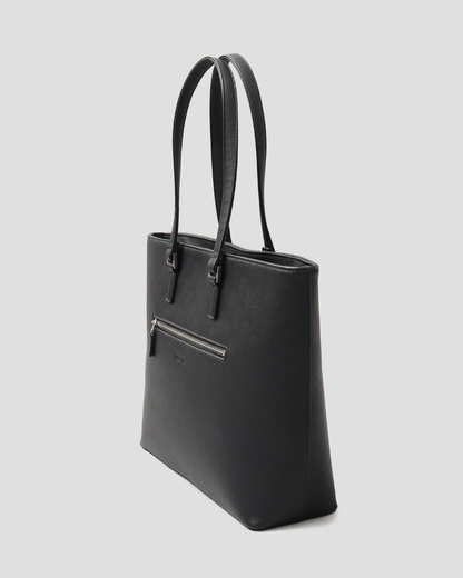 Fake Leather Business Tote Bag