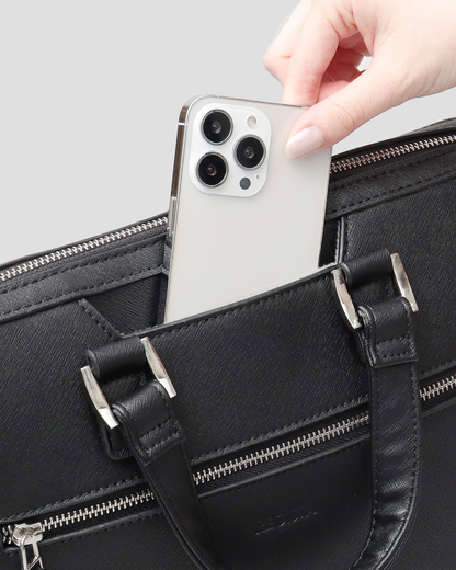 Fake Leather 2WAY Business Briefcase