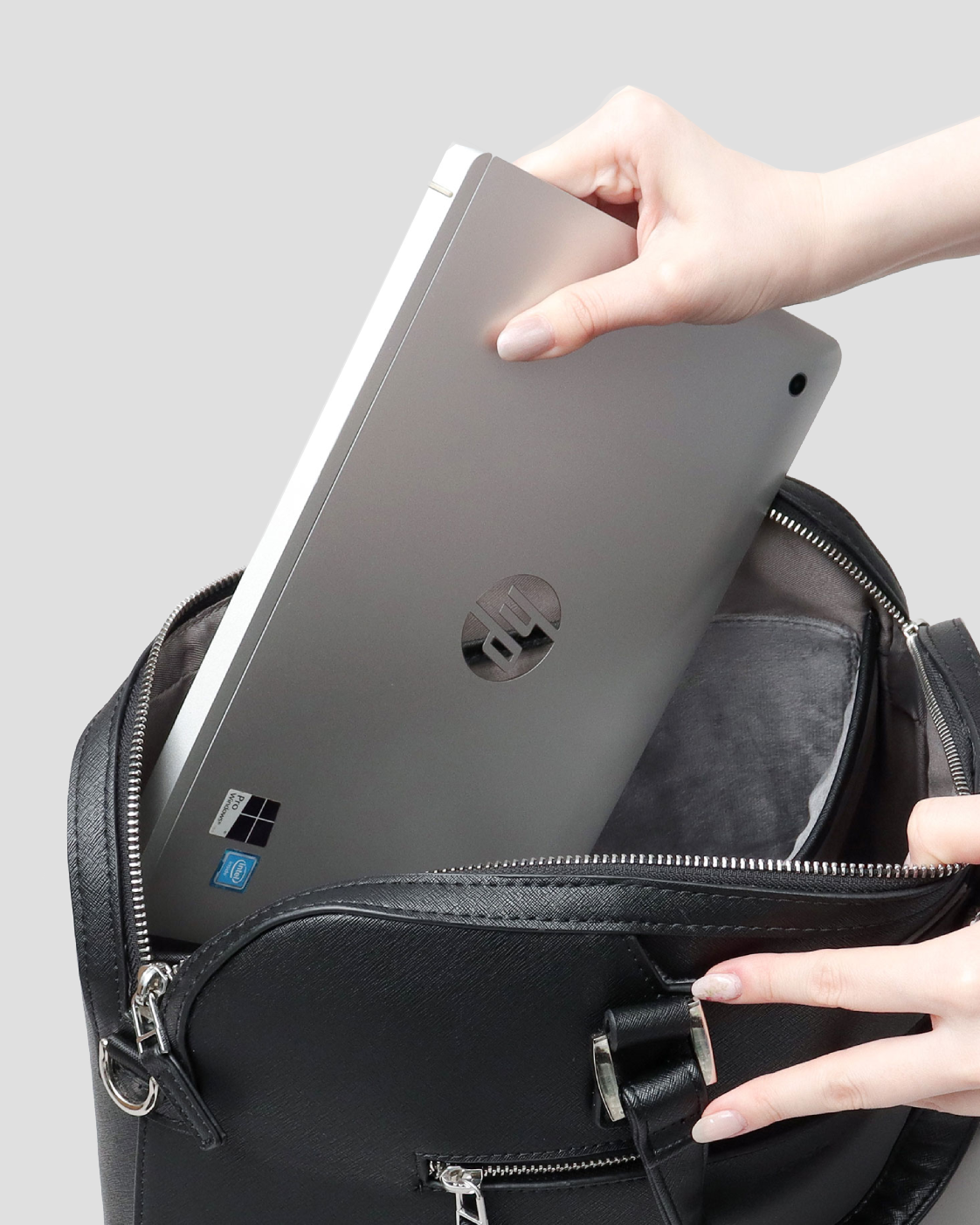 Fake Leather 2WAY Business Briefcase