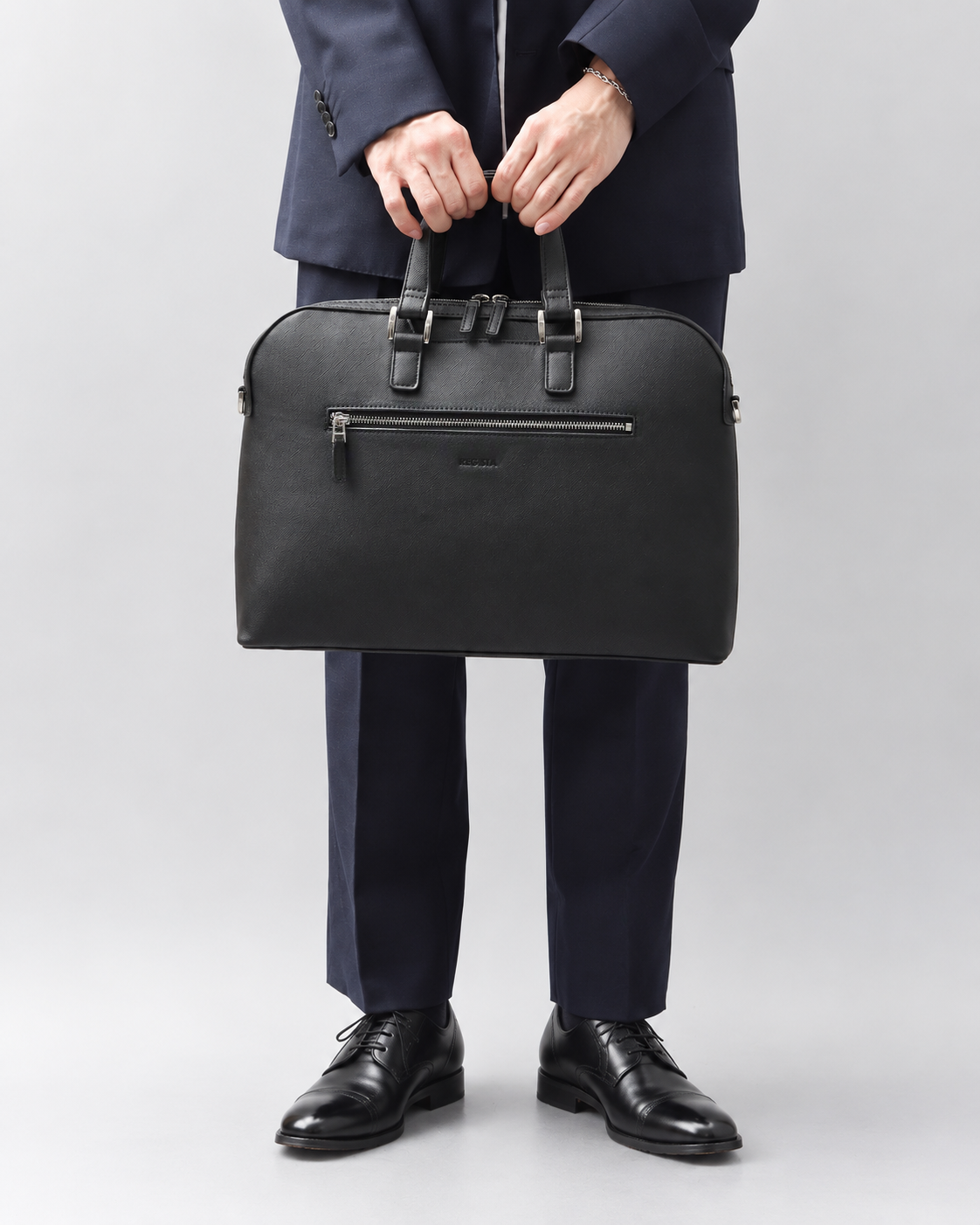 Fake Leather 2WAY Business Briefcase