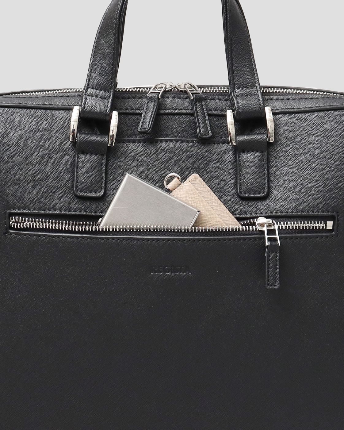 Fake Leather 2WAY Business Briefcase