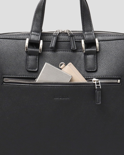 Fake Leather 2WAY Business Briefcase