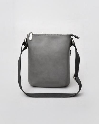 Split Leather Vertical Mini Sacoche