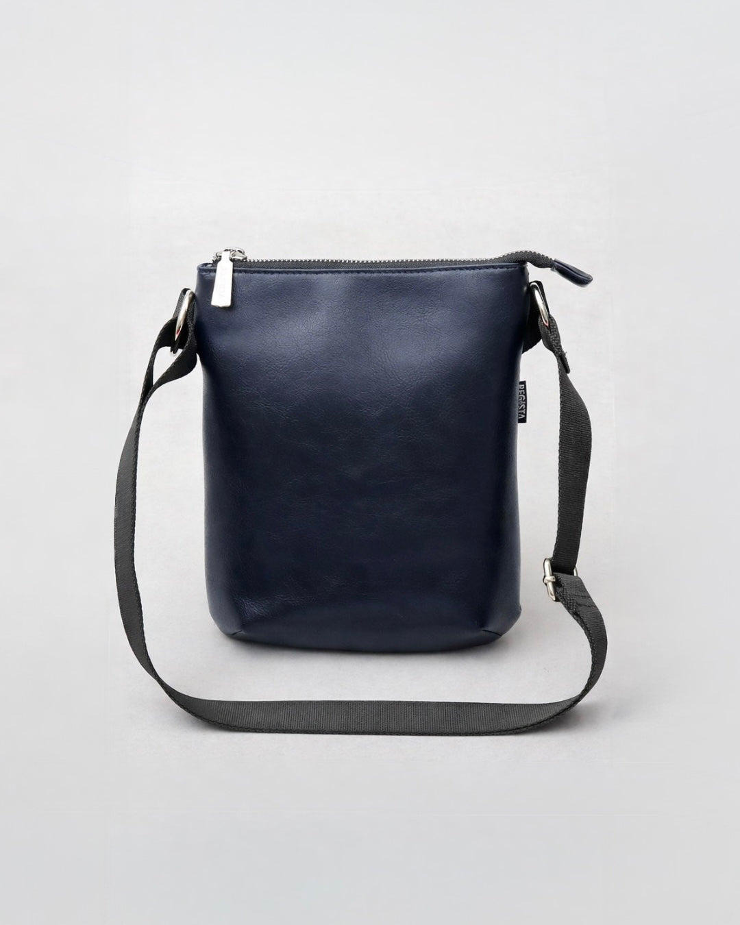 Split Leather Vertical Mini Sacoche