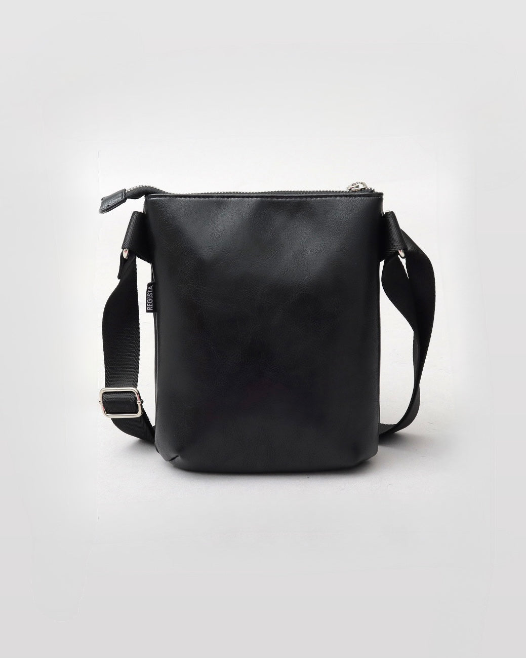 Split Leather Vertical Mini Sacoche