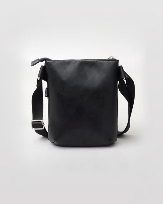 Split Leather Vertical Mini Sacoche