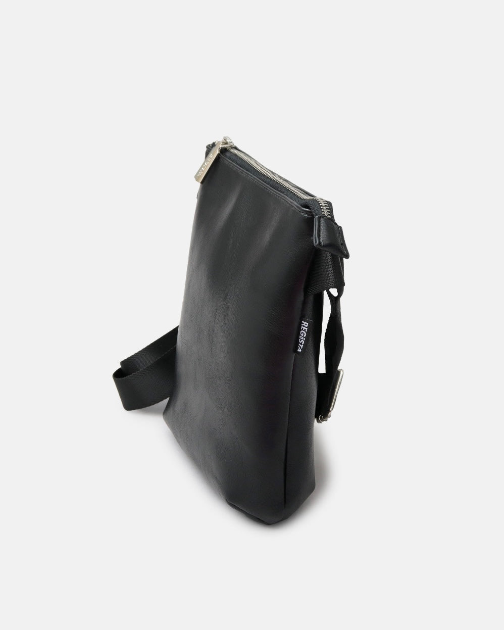 Split Leather Vertical Mini Sacoche