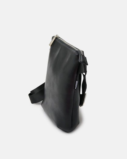 Split Leather Vertical Mini Sacoche