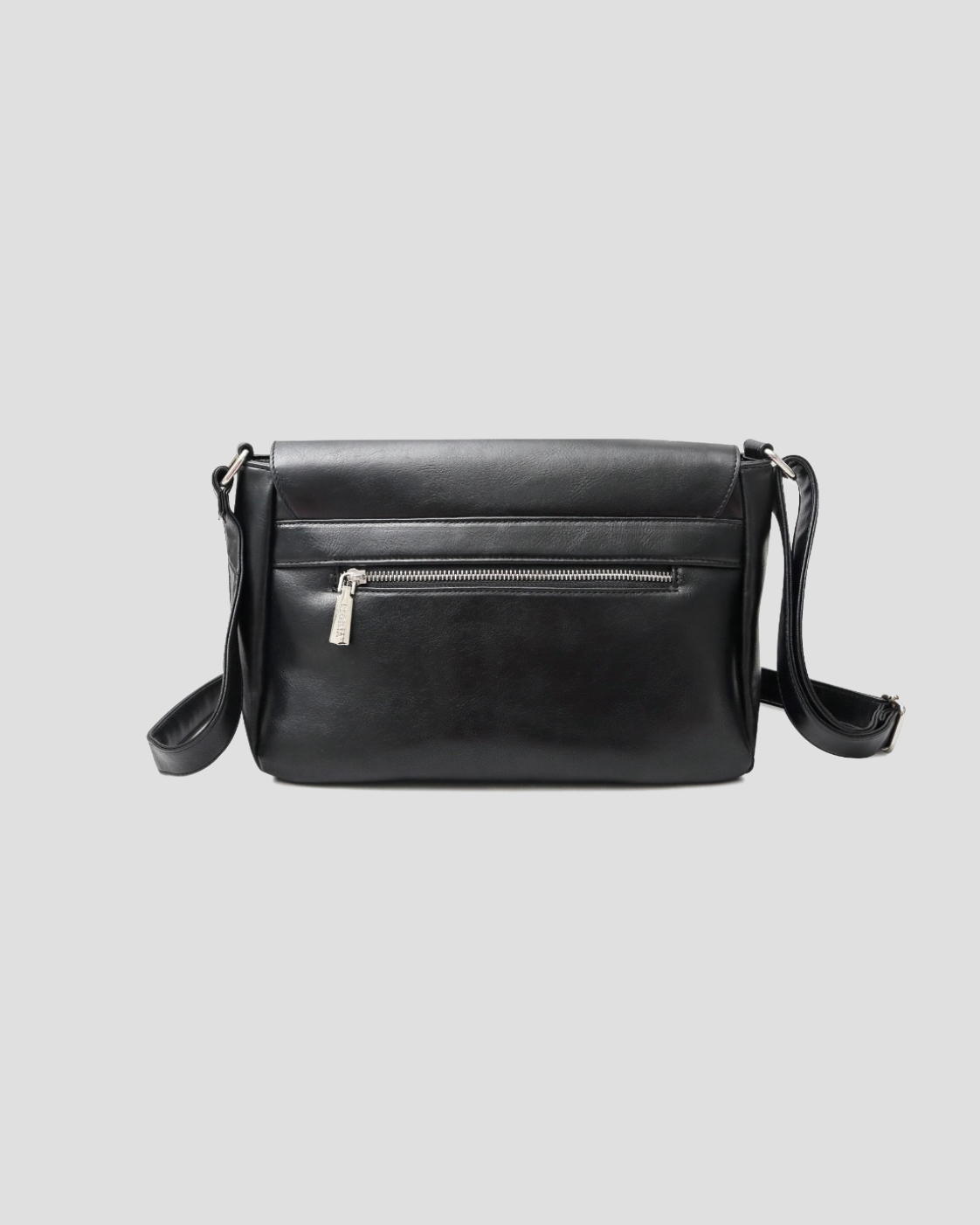 Split Leather Flap Shoulder Bag
