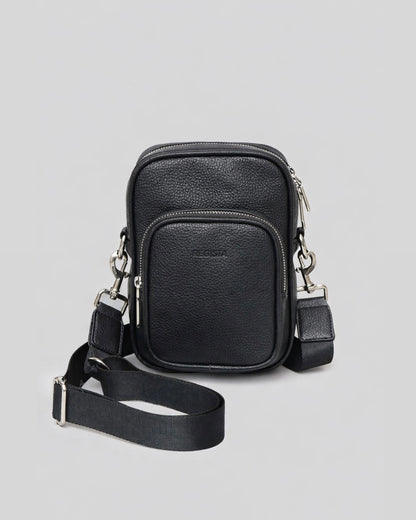 Split Leather Square Mini Shoulder Bag