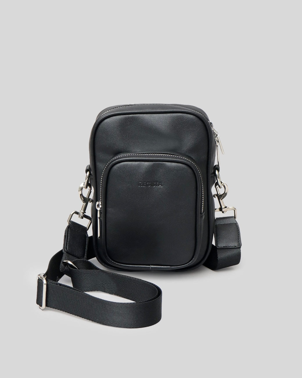 Split Leather Square Mini Shoulder Bag