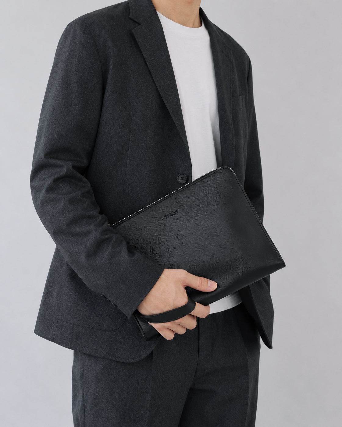 Split Leather L-Zip Clutch Bag – ANDMORE OFFICIAL STORE