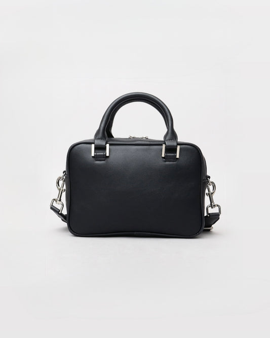 Split Leather 2Way Mini Boston Bag