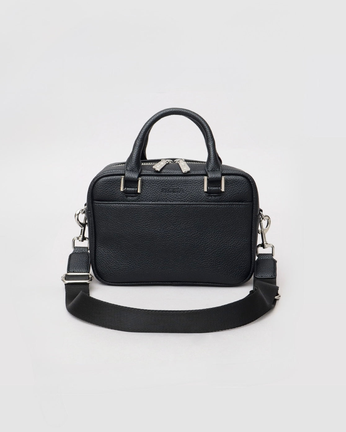 Split Leather 2WAY Mini Boston Bag