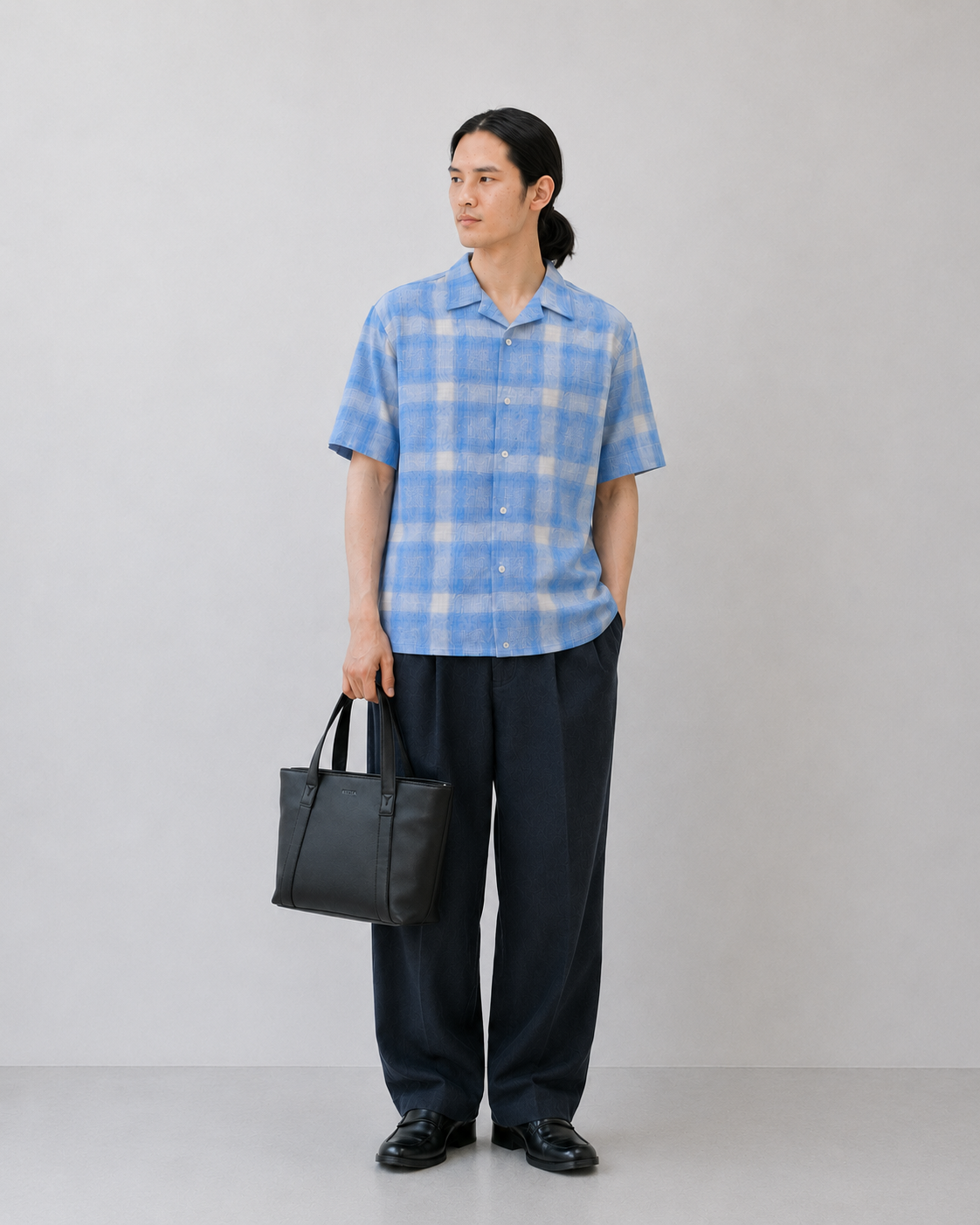 Split Leather 2WAY Mini Tote Bag
