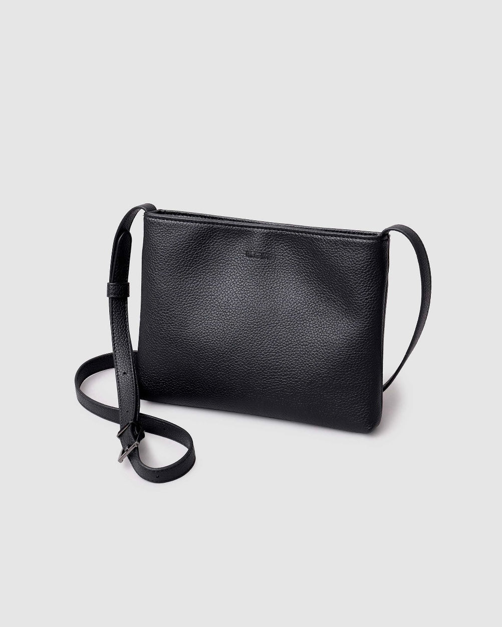Split Leather Minimal Sacoche Bag
