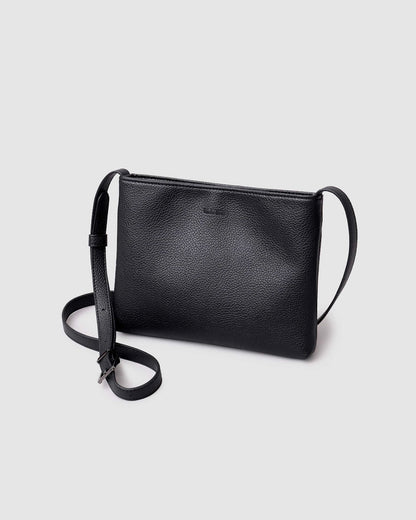 Split Leather Minimal Sacoche Bag
