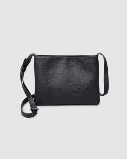 Split Leather Minimal Sacoche Bag