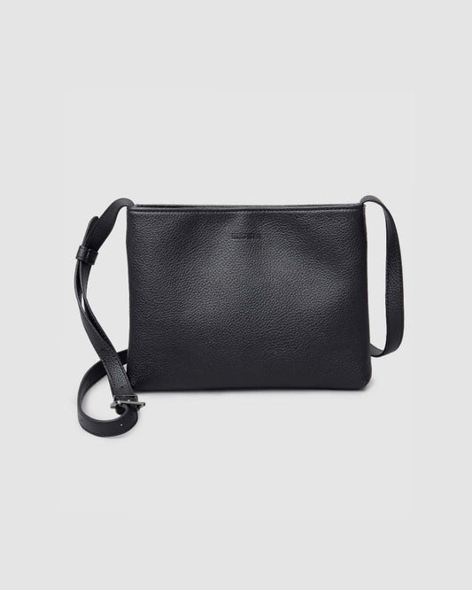Split Leather Minimal Sacoche Bag