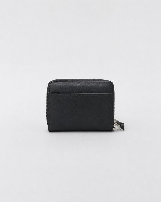 Genuine Leather Accordion Mini Wallet