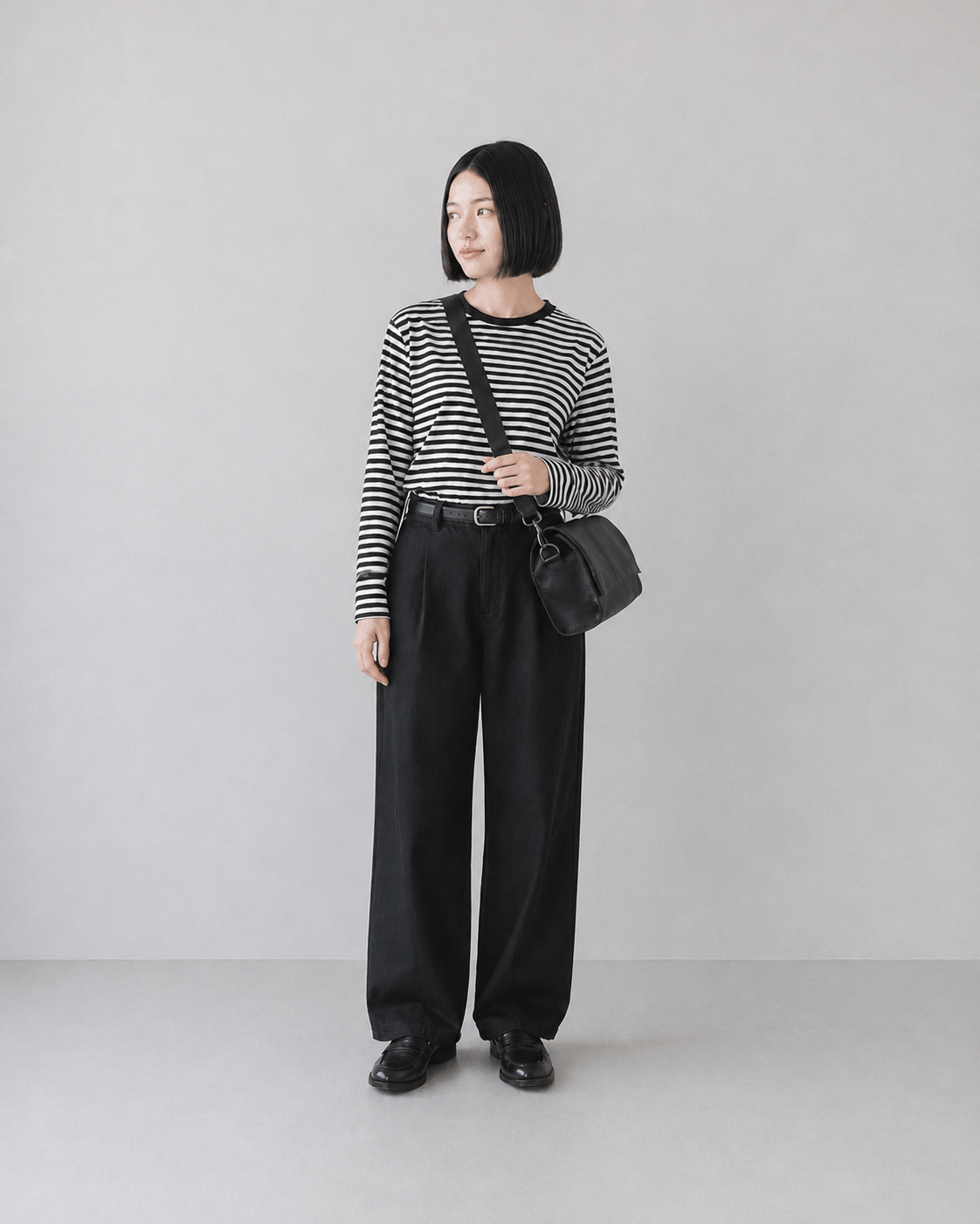 Split Leather Flap Bag