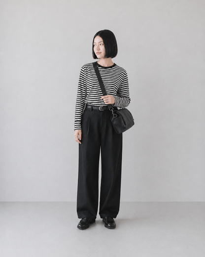 Split Leather Flap Bag