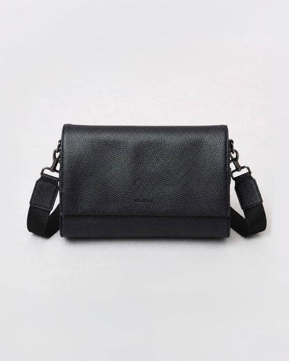 Split Leather Flap Bag