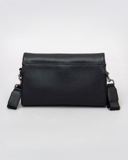 Split Leather Flap Bag