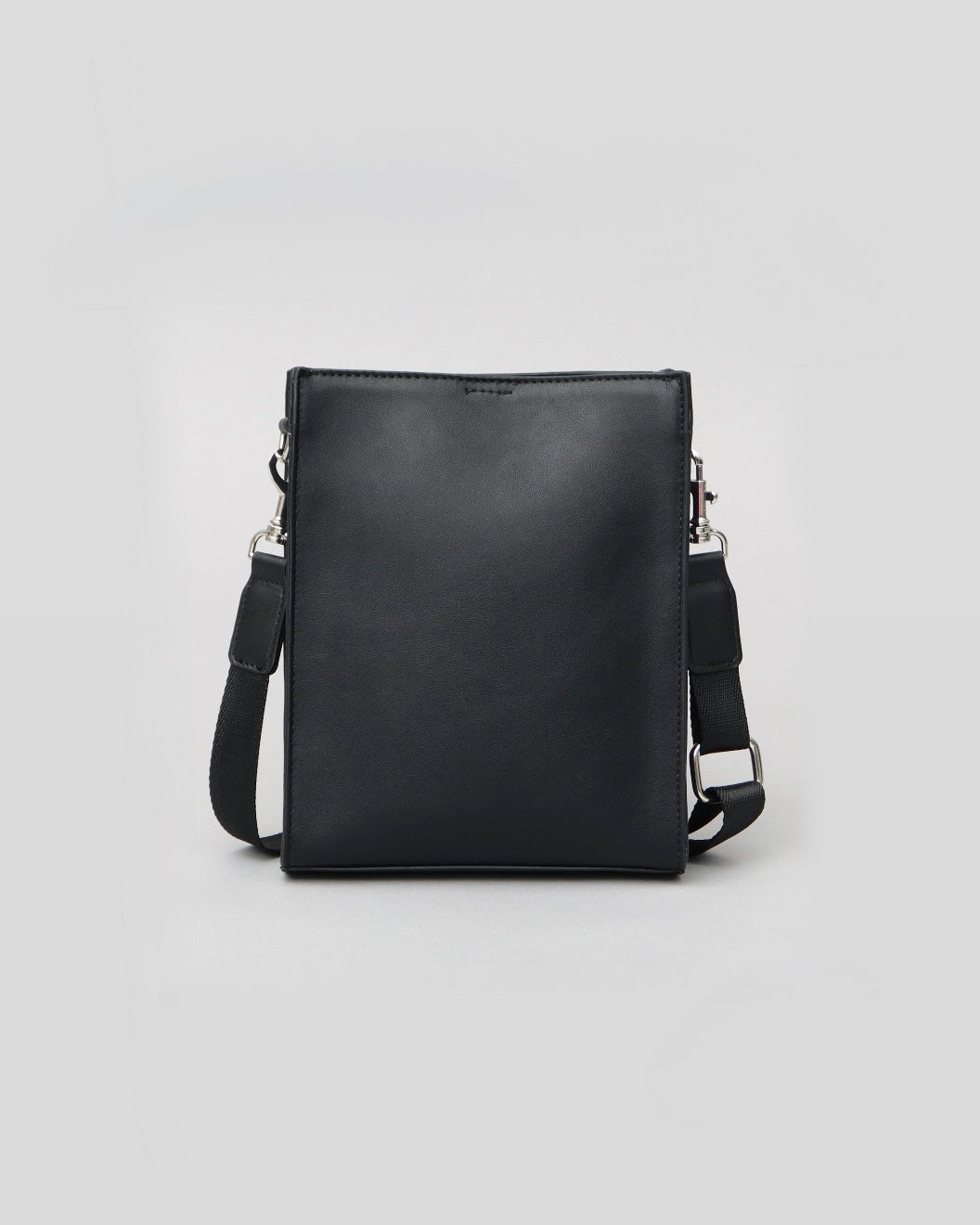 Split Leather Compact Square Shoulder Bag