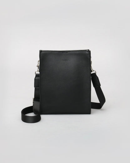 Split Leather Compact Square Shoulder Bag
