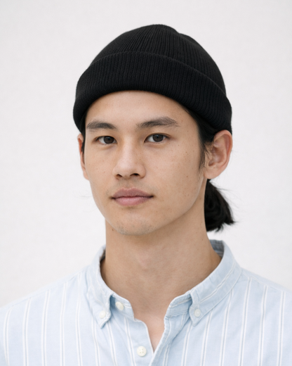 Organic Cotton 3WAY Roll Knit Cap