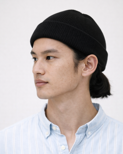 Organic Cotton 3WAY Roll Knit Cap