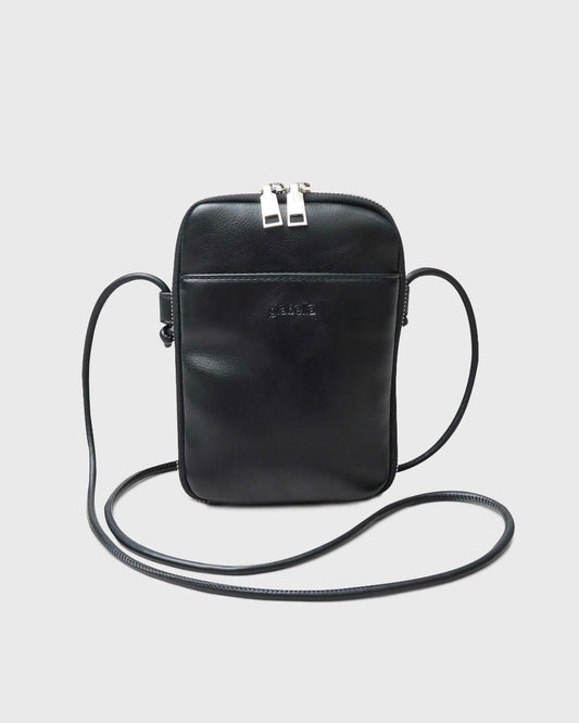 Split Leather Vertical Mini Shoulder Bag