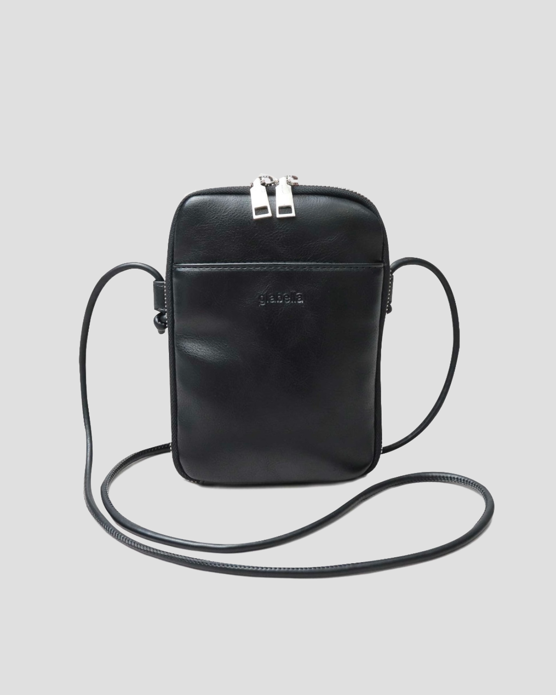 Split Leather Vertical Mini Shoulder Bag