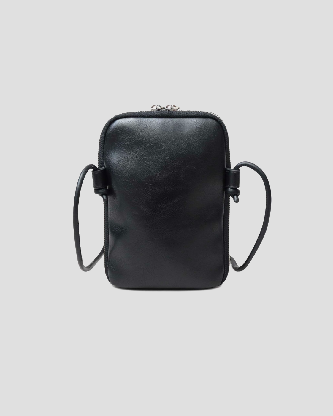 Split Leather Vertical Mini Shoulder Bag