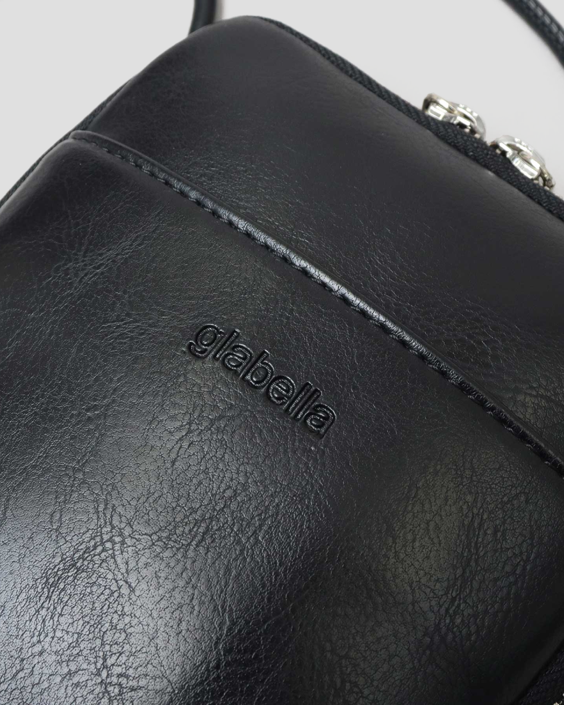 Split Leather Vertical Mini Shoulder Bag