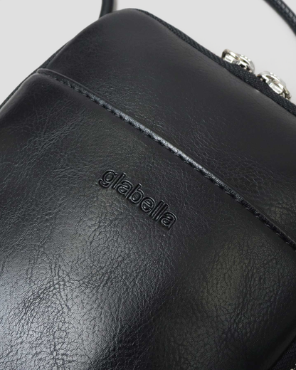 Split Leather Vertical Mini Shoulder Bag